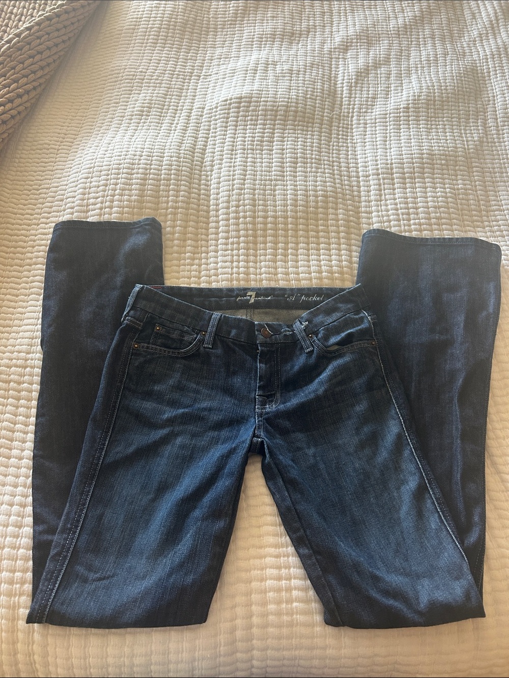 Women’s 7 For All Mankind size 27 Low Rise.